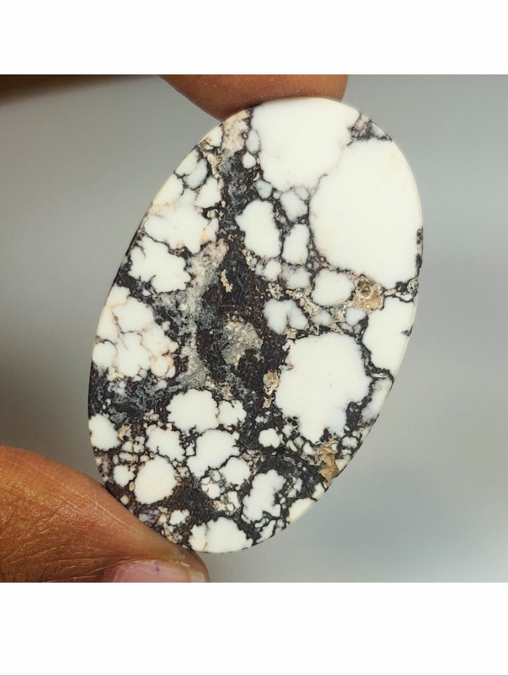 32.17 Ct Natural Wild horse Jasper Quartz Oval Cab - Picture 2 of 2